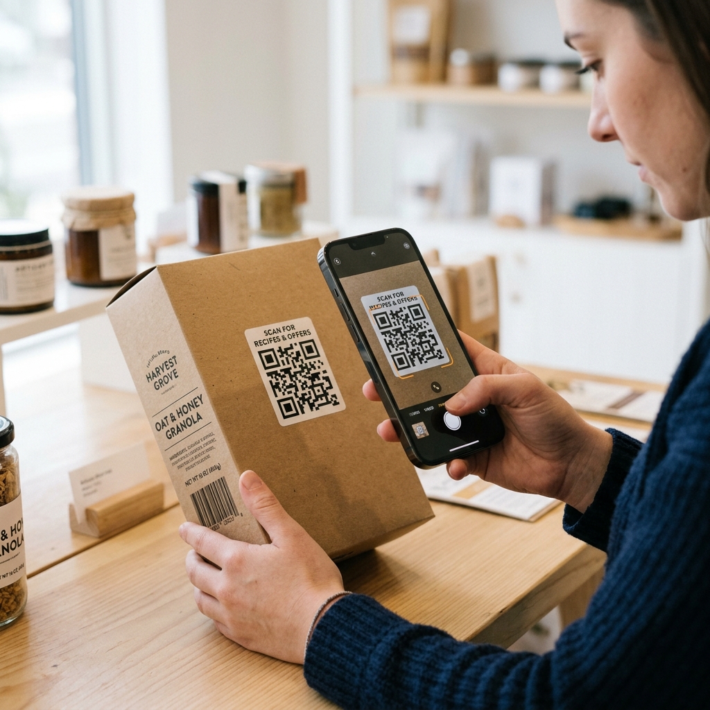 QR Code pada kemasan produk UMKM